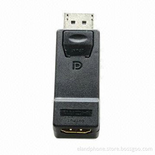 High-speed DP to HDMI Adapter M/F, Gold- or Nickel-plated